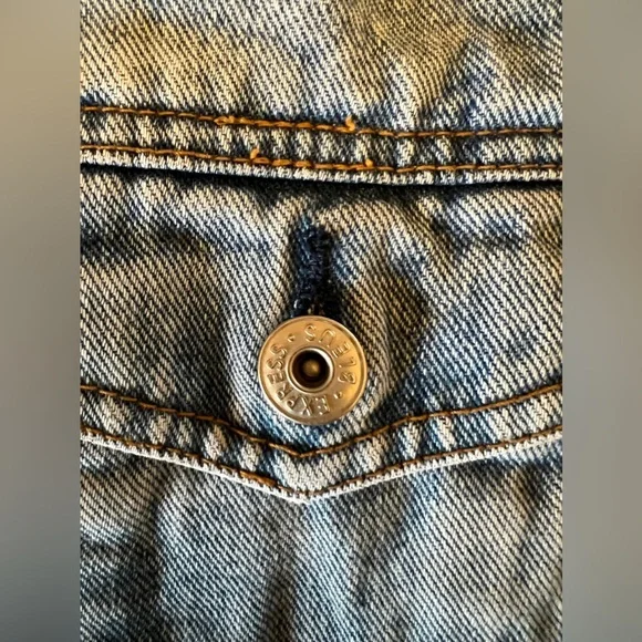 Vintage Express Bleus Denim Jacket 90s - Picture 3 of 6